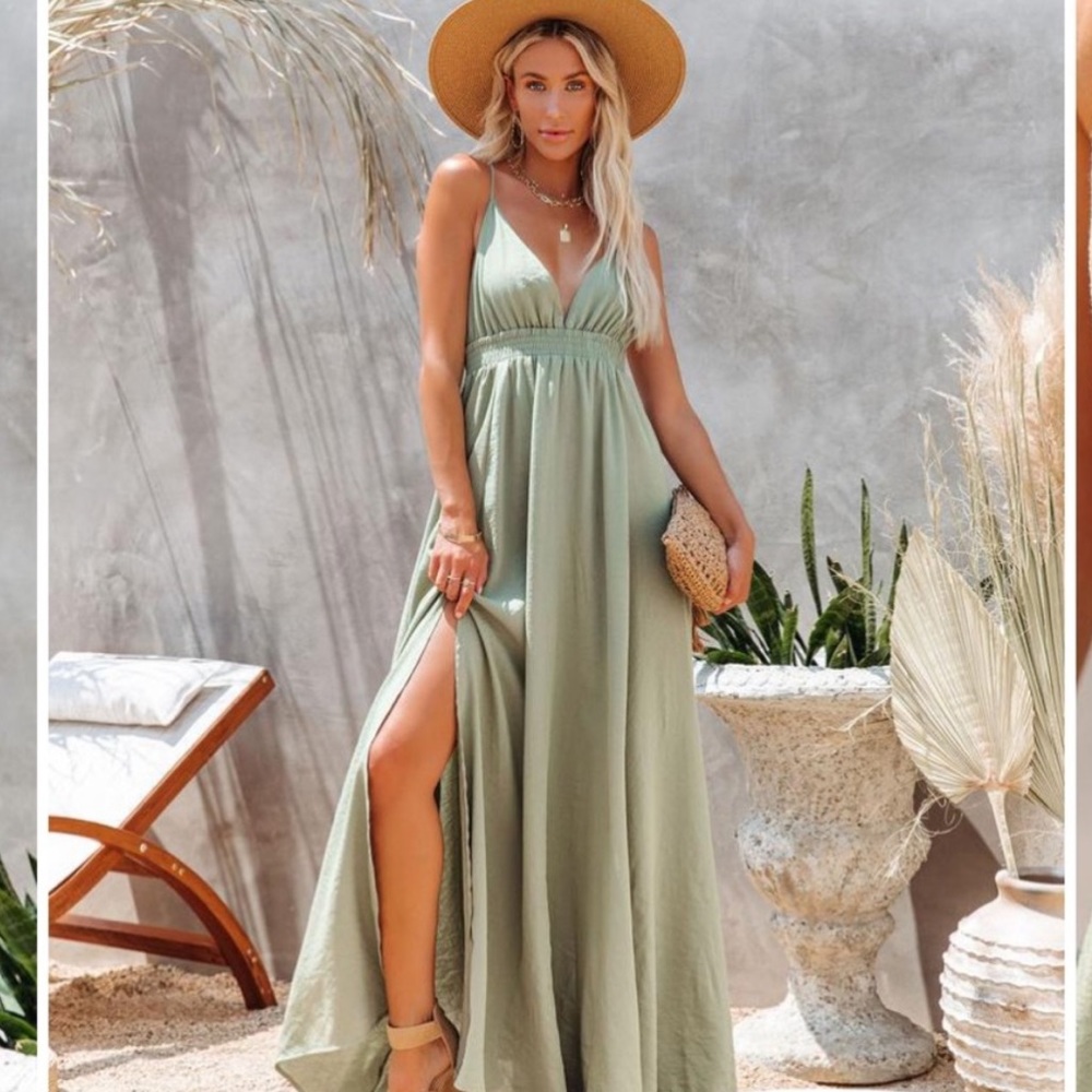 Vick Dolls Sage Maxi Dress